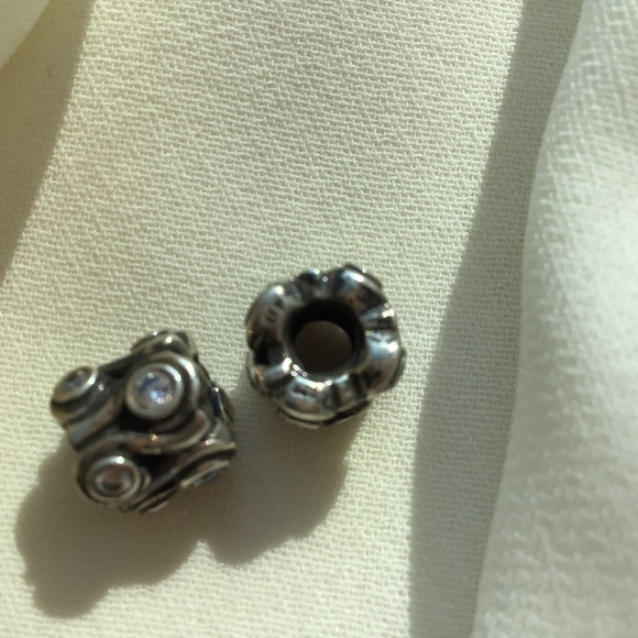 Pandora Silver Charm Bracelet Beads - Picture 2 of 4